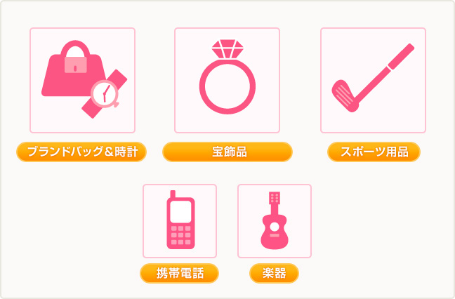 ブランド品・スポーツ用品コース