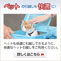 ペットの引越し